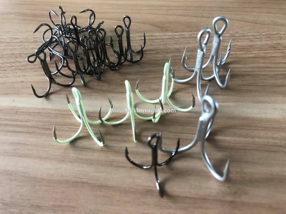 Premium High Carbon Carbon Treble Hook, Needle Sharp